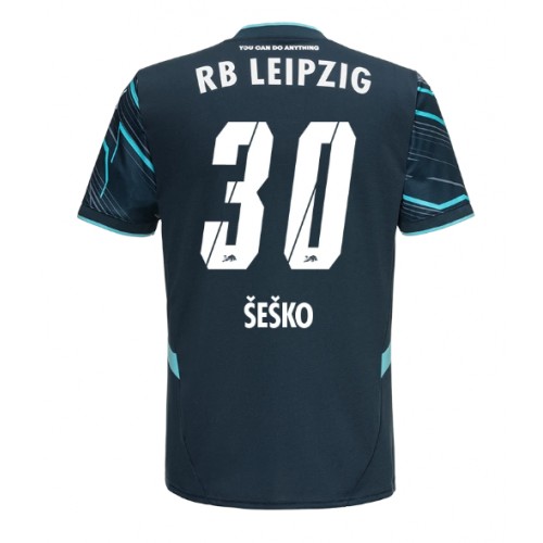 Fotballdrakt Herre RB Leipzig Benjamin Sesko #30 Tredjedrakt 2024-25 Kortermet